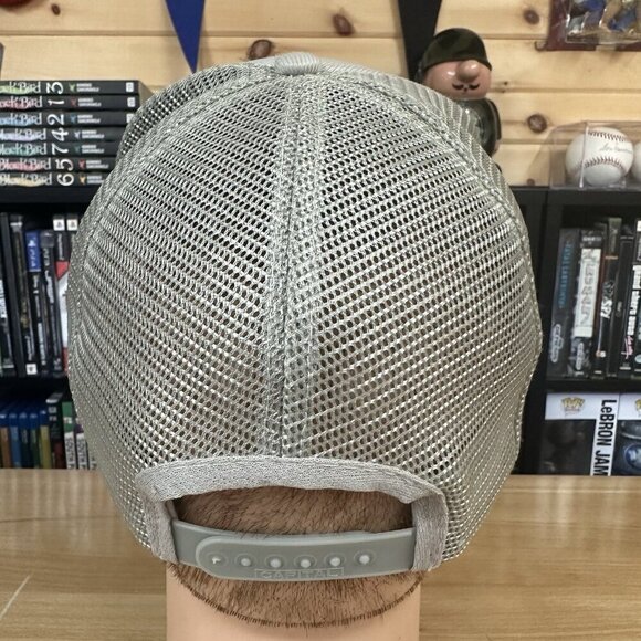 Vintage Old Fart Rope Hat Snapback Mesh Trucker Hat Gray Foam Men’s Adjustable - Picture 4 of 6